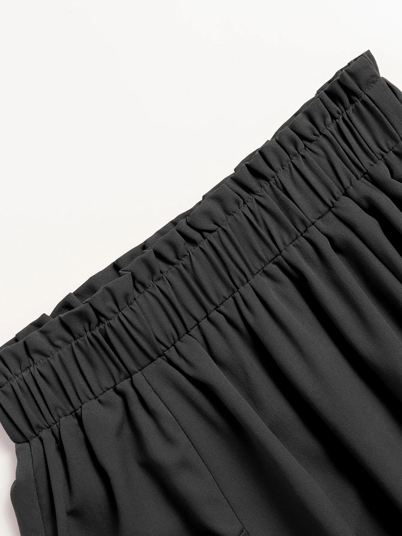 Women's High Waist Flared Maxi Black Loose Fit Skirt with Large Pockets  Comfortable Office Daily Wear