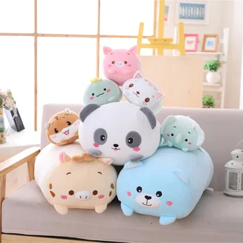 20cm kawaii animal dinossauro porco gato urso brinquedo de pelúcia macio panda hamster elefante veado boneca de pelúcia travesseiro presente aniversário