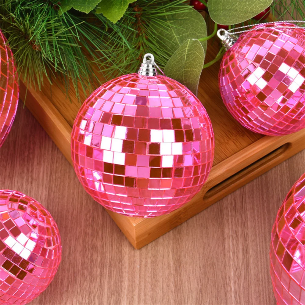 

12Pcs 3cm Mirror Ball Disco Ball Stage Light Reflective Rotating Bright Silver Glass Ball Wedding Party Christmas Home KTV Decor
