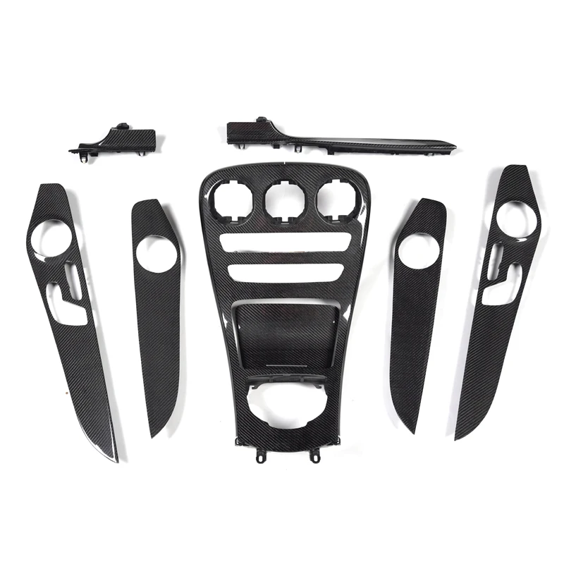 

Carbon Fiber Interior Trim for W205 C63 C43 C63s E63 W213 Glc63s Glc43 Central Panel and Door Panel , Replacement