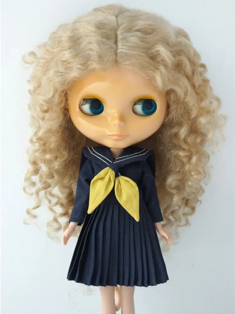 

JD139 1/6 1/4 1/3 YOSD MSD SD DOD Mohair BJD Wig Long Mid Parting Curly Doll Wig 6-7inch 7-8inch 8-9inch Doll Accessories