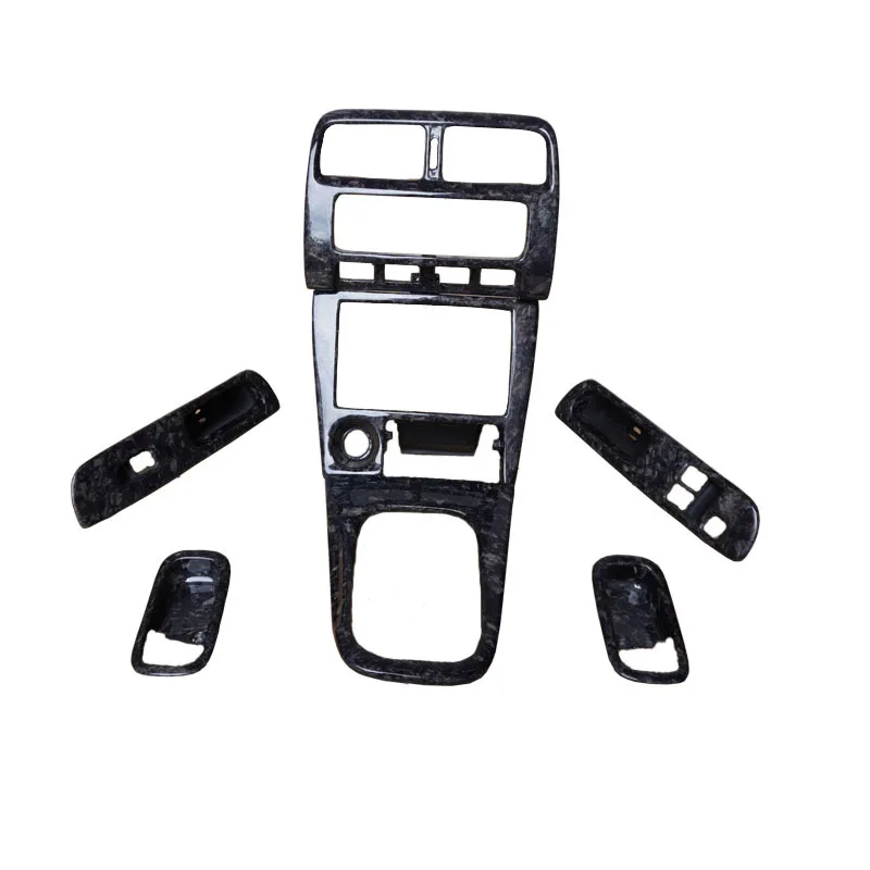 

Автозапчасти для Nissan S14, кованый узор, интерьер центрального управления, панель шестерни с рамкой дисплея