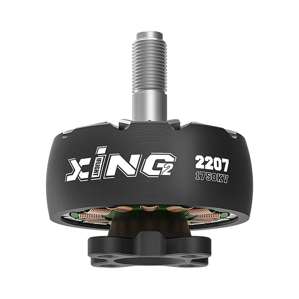 IFlight XING2 2207 2750KV/1750KV 4-6S محرك بدون فرشاة مع عمود سبائك التيتانيوم 5 بوصة المروحة لطائرة Nazgul Evoque F5 FPV بدون طيار