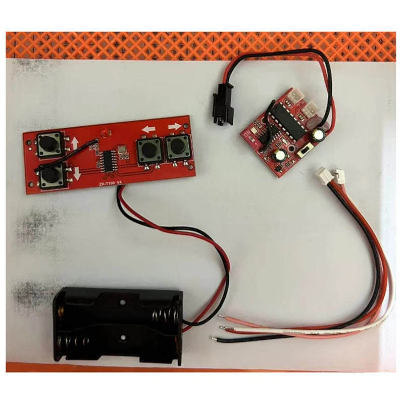 ABMF-4-Channel 2.4G Wireless Remote Control Receiver Set Remote Control Accessories ZK-TR100 Toy Car Model Boat Model