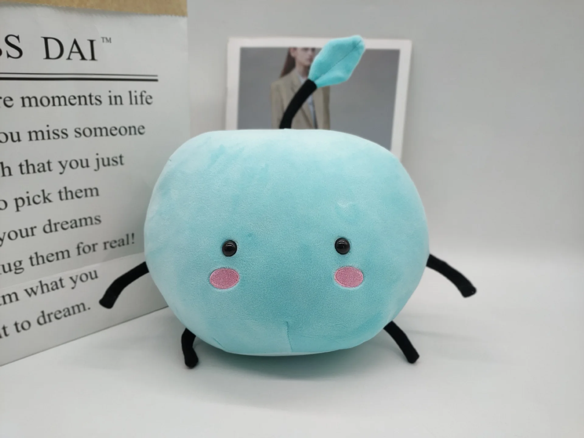 Poduszka pluszowa Stardew Valley, miękka, zielona, w kształcie jabłka, pluszowa lalka roślinka, figurka, najlepszy prezent dla rodziny i miłośników gier.