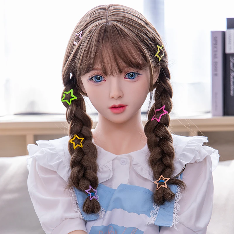 دمية RENHEYUOU Neighbor's Little Sister ذات ذيل حصان مزدوج BJD مجموعة واحدة إلى واحدة نموذج دمية مادة ناعمة مفاصل قابلة للتعديل