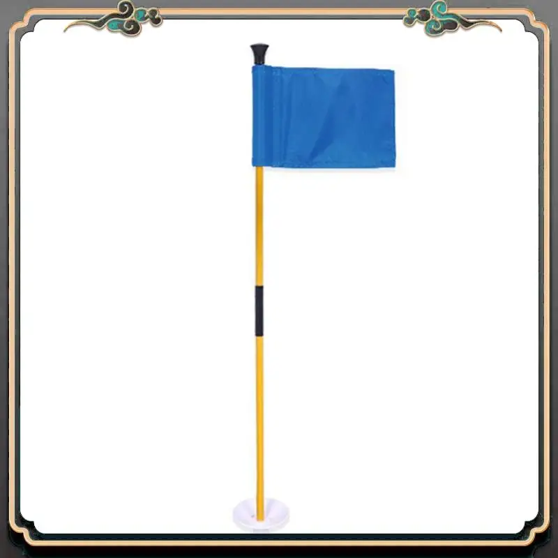 Premium Golf Green Flag, dwuczęściowy odłączany maszt flagowy, łatwy do przenoszenia zielony kubek z otworem na flagę docelową