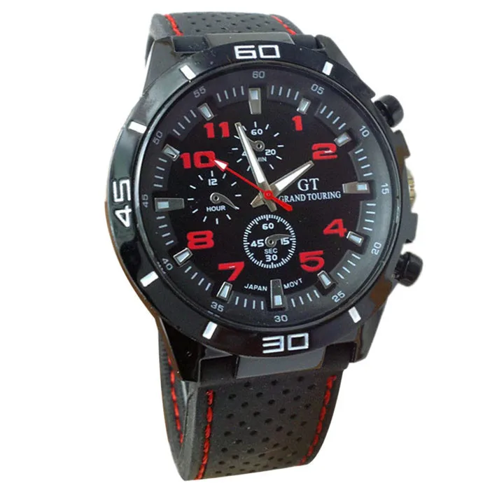 New Men Watches Sport Luxury Quartz Watch Fashion Silicone Strap Men Automatic Date Speed Chronograph Clock Reloj Hombre