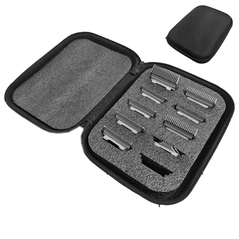 Guard Holder with Case Slots Bag For Oster Clippers Blade, For Andis Blades, For BaBylissPRO Blades, For Wahl Blades