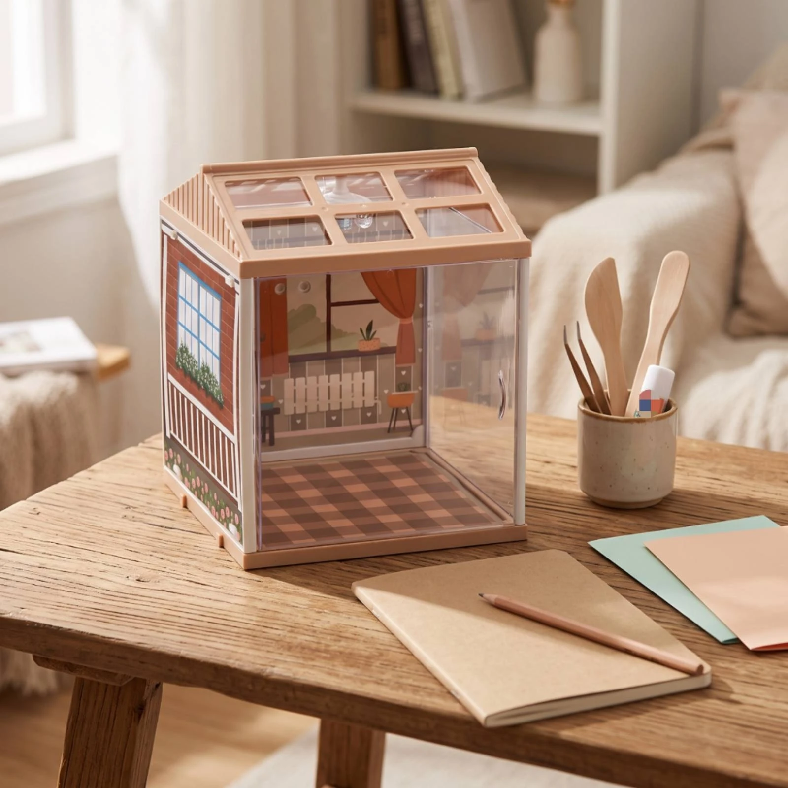 Miniature Scene House Transpar - огляд і ціна Model Kit House