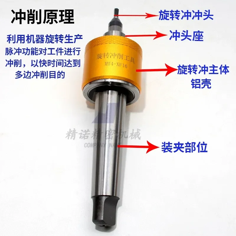 CNC Lathe Rotary Punching Tool Inner Hex Turning Tool for Square Hex Octagonal Coating Punch Machining Accessories