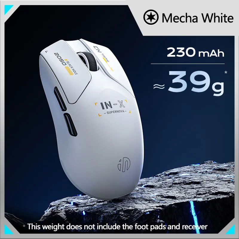 Inphic INX Wireless 2.4G Mouse Ultra Lightweight 8K Wireless PAW3395 for Small and Medium-sized Office Gaming Mouse