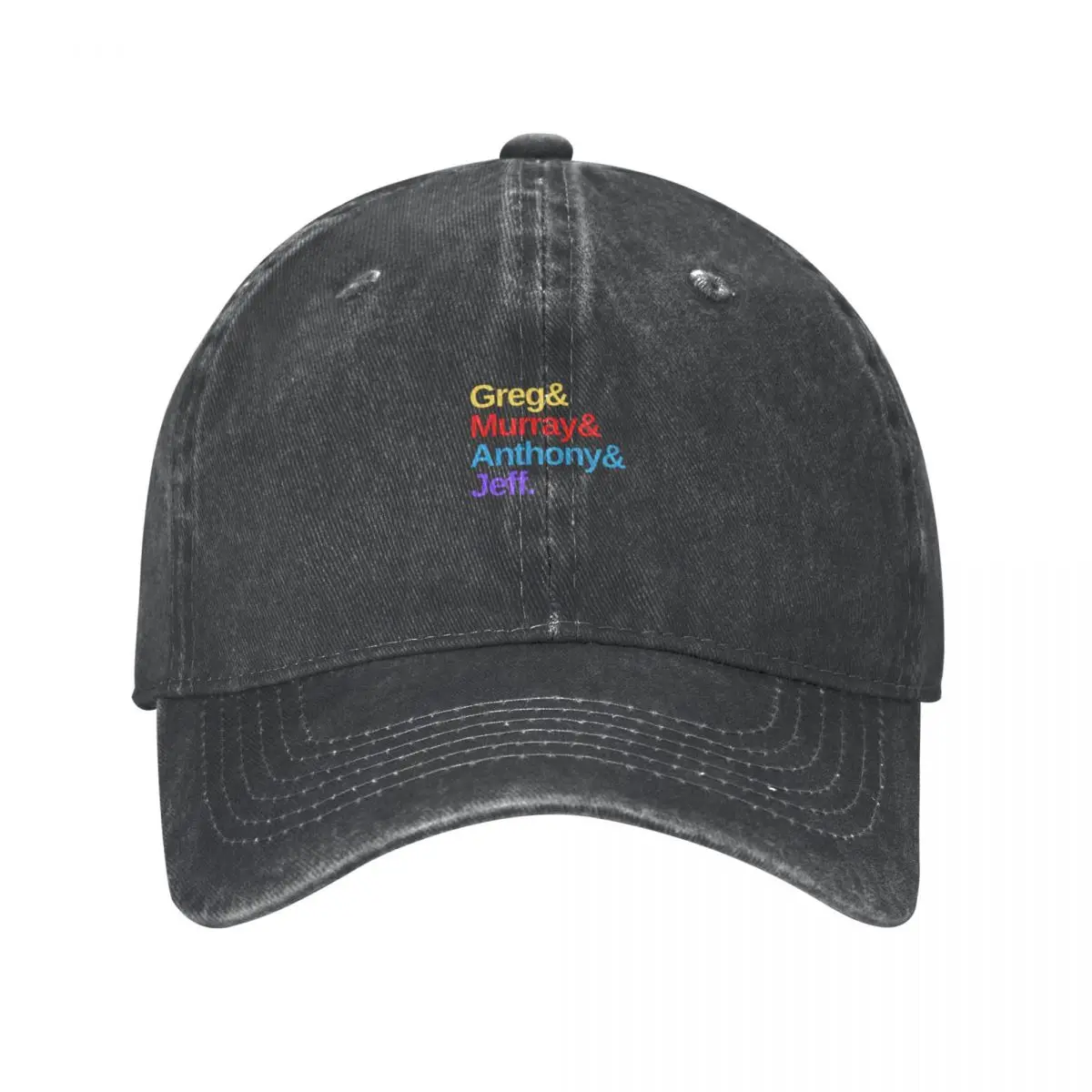 THE WIGGLES OG Helvetica (colourful) Cowboy Hat Beach Big Size Hat birthday Woman Hats Men's