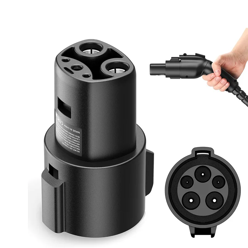 J1772 to Tesla Charging Adapter NACS Type 1 AC EV Adapter 80A 240V J1772 to Tesla Charging Connector IP54 EVs & J1772 Chargers