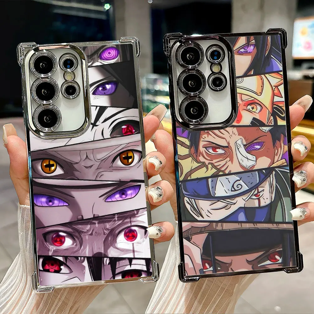 U-Uchihas Eyes Anime Silicone Case For Samsung Galaxy S26 S25 Ultra S26Ultra S24 S23 S22 S21 Plus S20 S26 FE 5G Soft Phone Cover