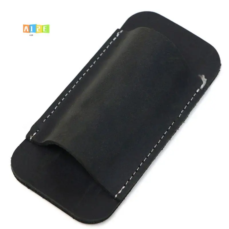

A12E-Retro Belt Carrying Leather Knife Scabbard Horizontally, Leather Pocket Knife Sheath For Belt