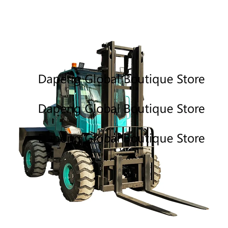 Hot Sale 4x4 Off Road Forklift Mini Dies-el Articulated Handling Equipment for Farm Rough Terrain Forklift for Sale