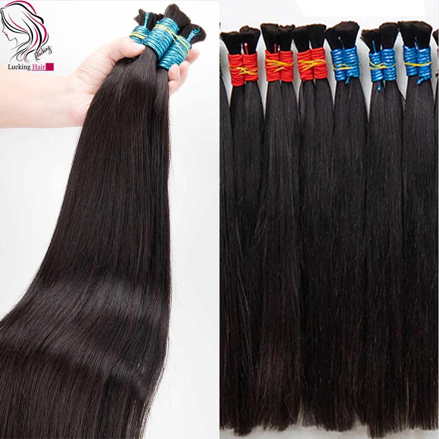 Wholesale Cabelo Humano Original Natural Afro Kinky Bulk Raw Vietnamese Human Hair For Mega Her 300 Grams 70cm Extensions Bundle