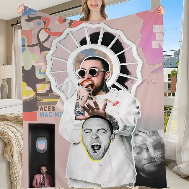 American Singer Album M-Mac Miller DIY Wall Tapestry For Living