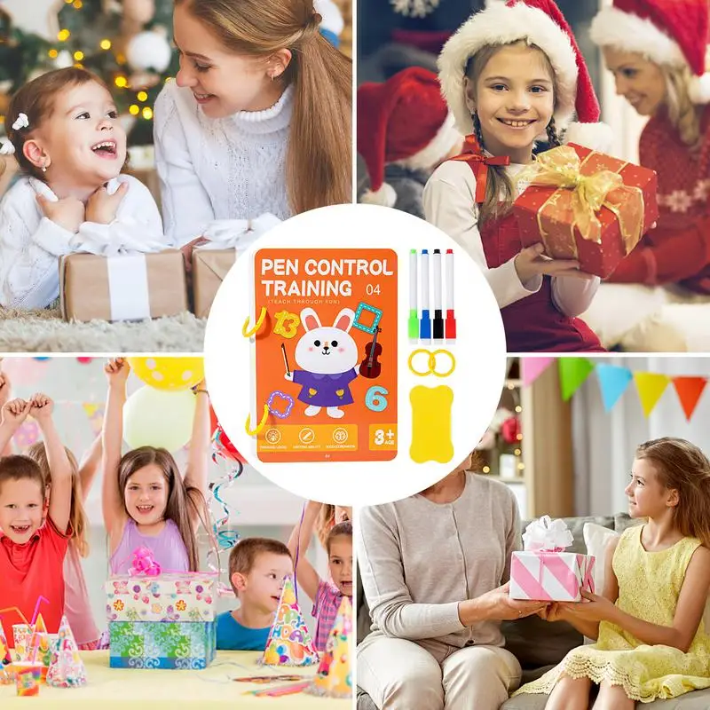 Pencil Control Book Erasable Kindergarten Workbooks Kindergarten Workbooks Learning Workbooks Pencil Control Prewriting Practice