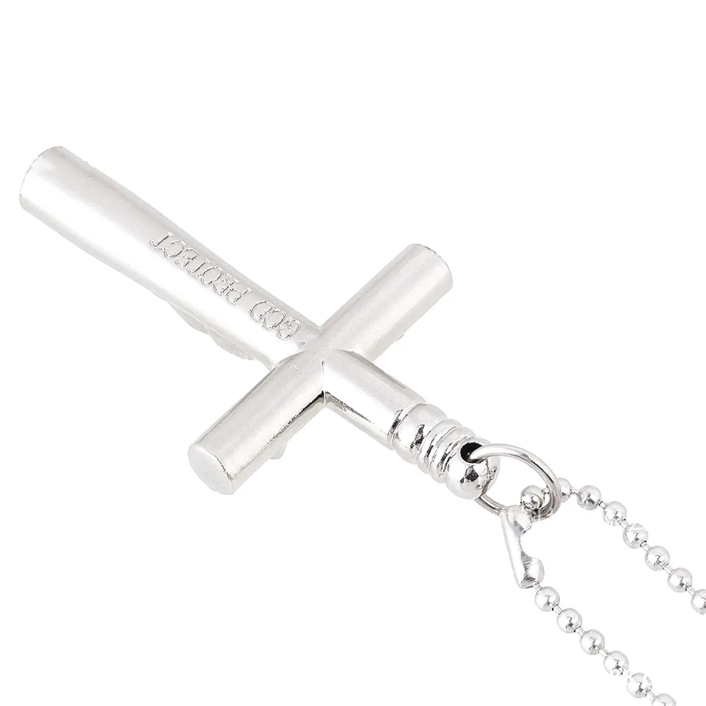 Cross Drum Key Art Drum Tuning Key Chrome Plating Drum Key Wrench Jazz Drum Tuning Key Necklace