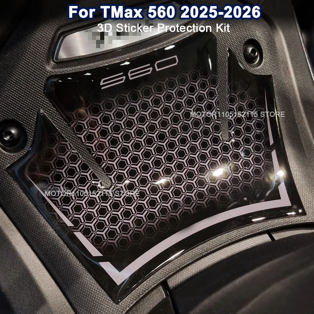 TMAX560 2025-2026 Accessories Central Pedal Area Decorative Motorcycle Stickers For T MAX 560 TMAX 560 tmax560 2025-2026