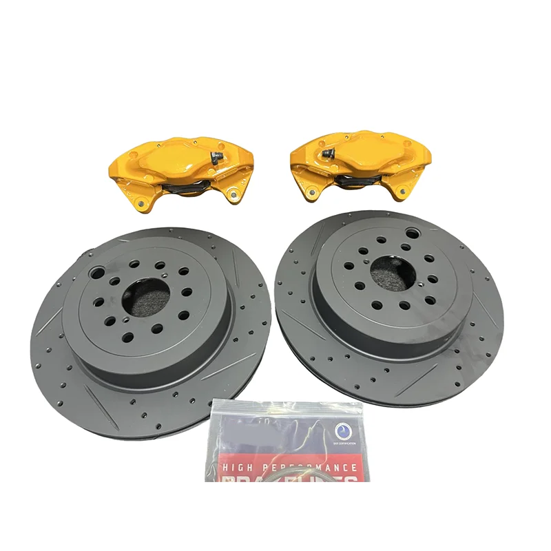 عالية الأداء 4-Pot المكبس الفرامل الفرجار عدة الأصلي لسوبارو STI WRX تريبيكا ليجاسي امبريزا/فورستر كبير الفرامل الخلفية جديد