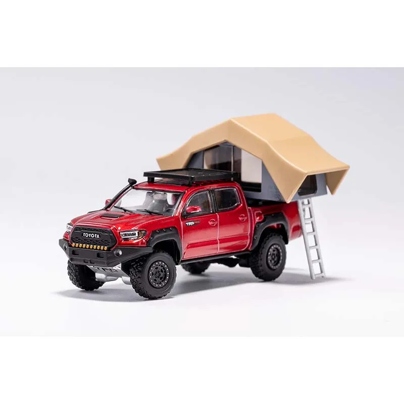 Gcd 1/64 toyota tacoma off-road suv carros fundidos modelo simulação liga coleção desktop exibição carros modelo menino presente de aniversário