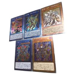 5 pz/set Yu Gi Oh Envoy of Chaos Black lustre Soldier legender spadaccino Flash Card Anime Classics Game Collection Cards Toy