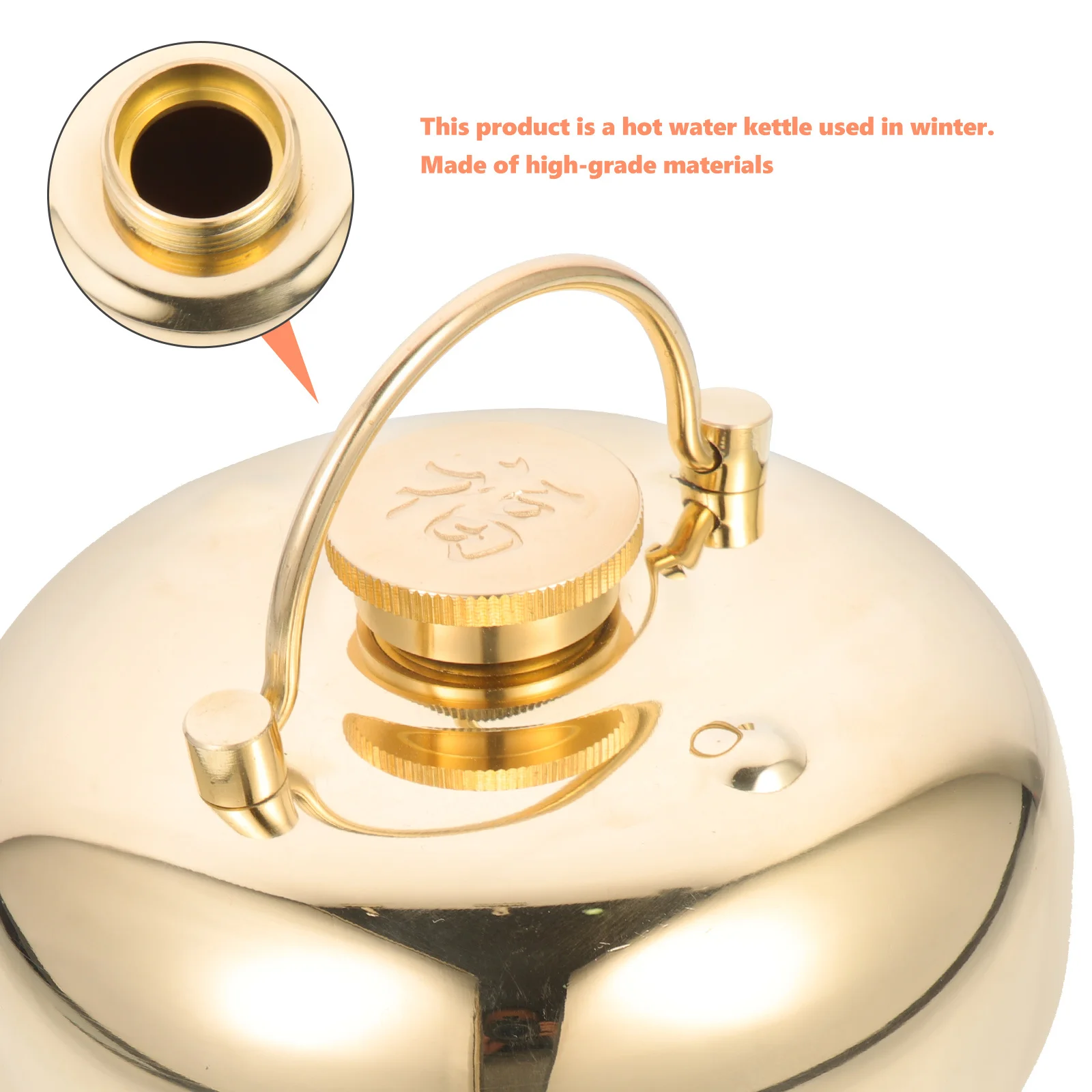 

Hot Water Kettle Portable Reusable Hot Water Bag Leak Proof Outdoor Hand Warmer Winter Supply Comfortable Heat Preservation