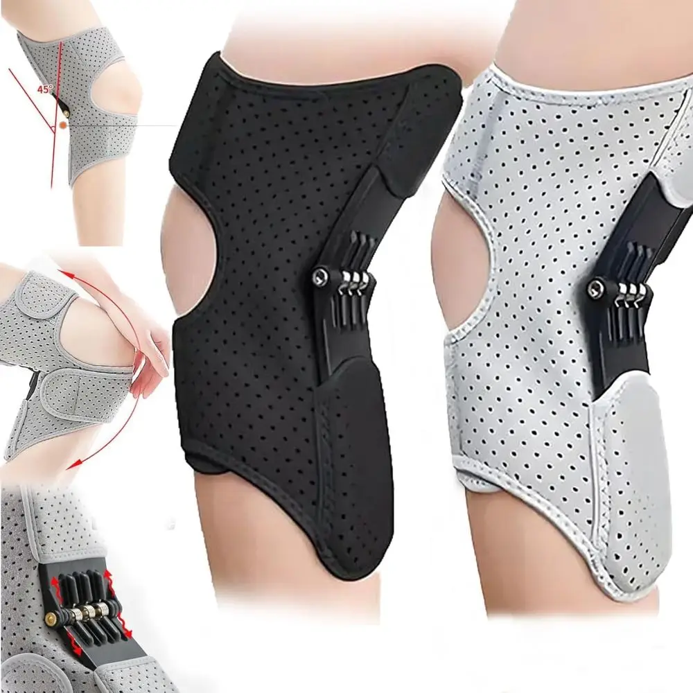 

New with Powerful Rebound Springs Knee Assistive Device Breathable Non-Slip Knee Protection Booster Adjustable Spring Stabilizer