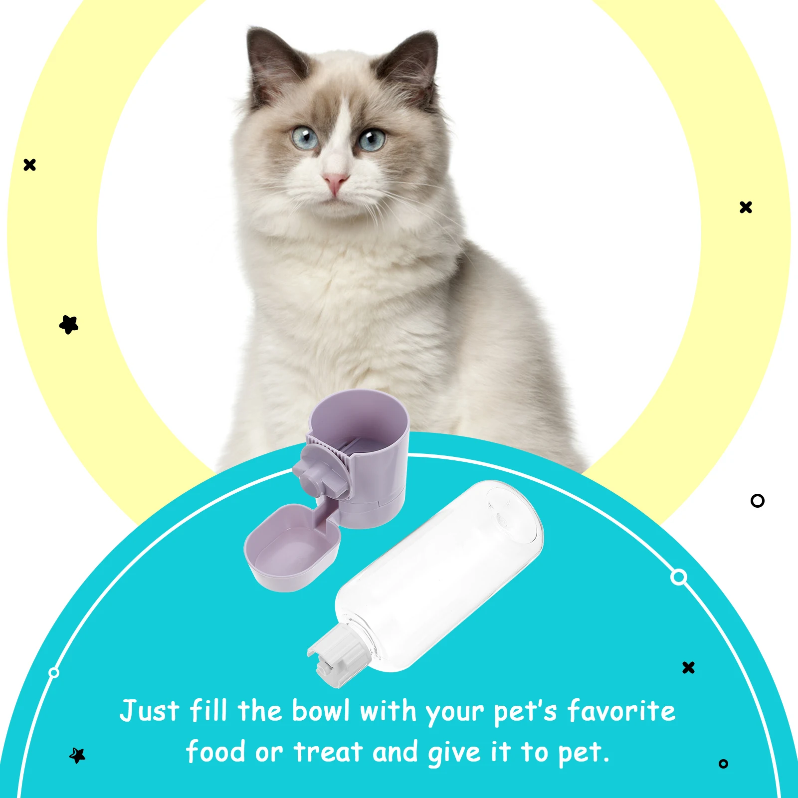 

Automatic Pet Dispenser For Cat Dog Hanging Water Feeder Cage Large Capacity Durable Portable Long Lasting Water Supply Busy