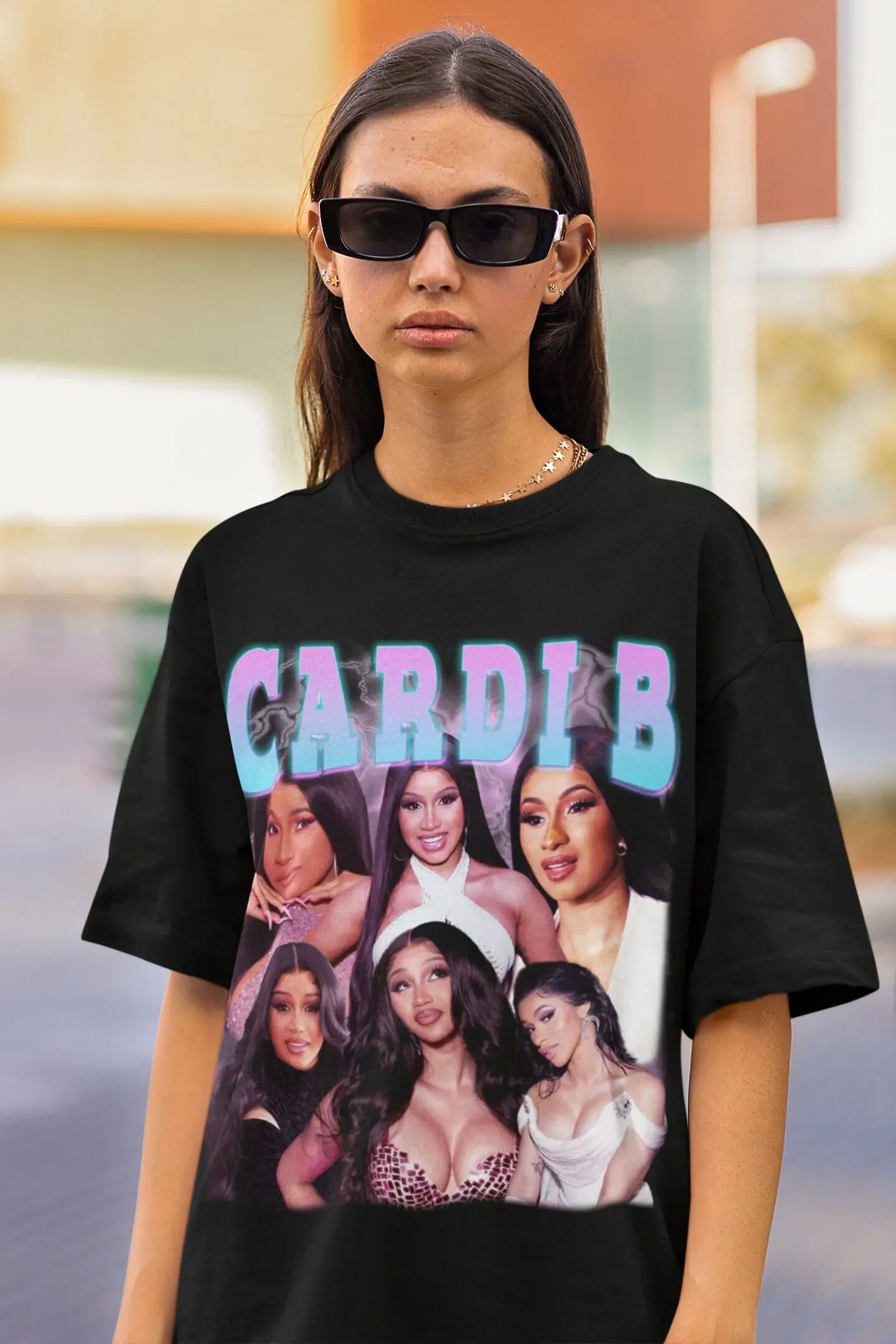 Cardi B Retro shirt Vintage print T Clothing Summer days Birthday Longsleeve