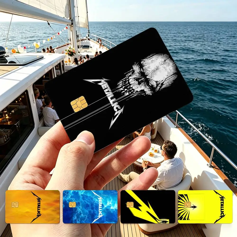 

Band-72 S-Seasons M-Metallica Credit Card HD Stickers Game Card Decal Small Chip Waterproof Sticker Gift