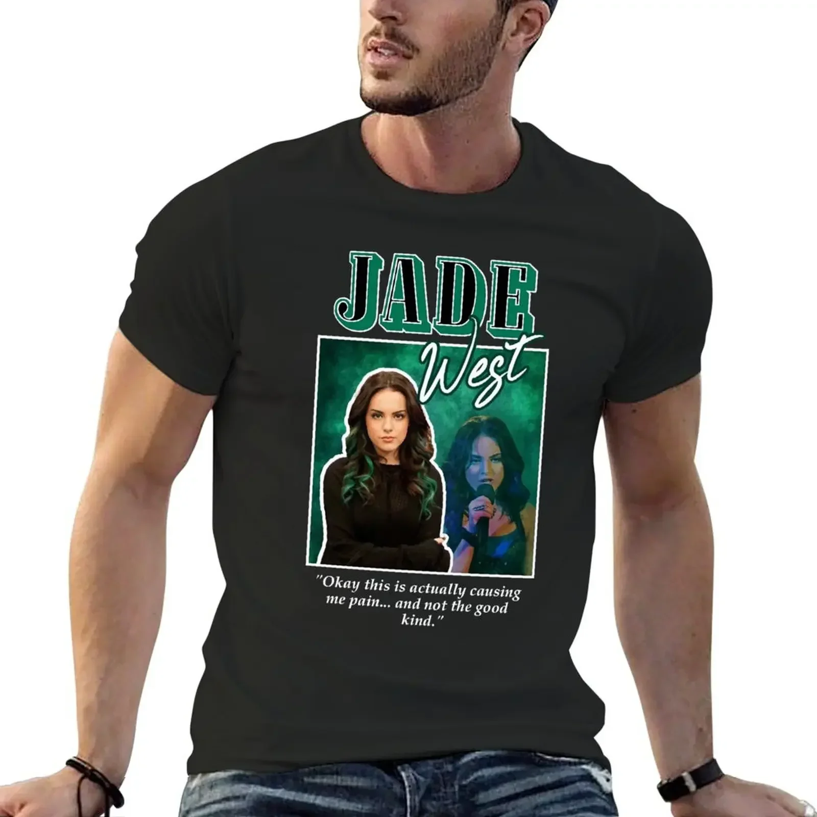 

jade west T-Shirt vintage anime shirt designer shirts sweat vintage t shirts Men's t shirts