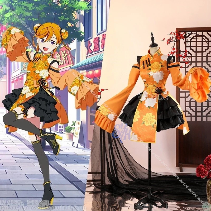 كوس C كوس أنيمي لوفيليف ليلا تأثيري شيبويا كانون زي النمط الصيني شيونغسام تنورة قصيرة تشيباو خمر لوليتا هالوين