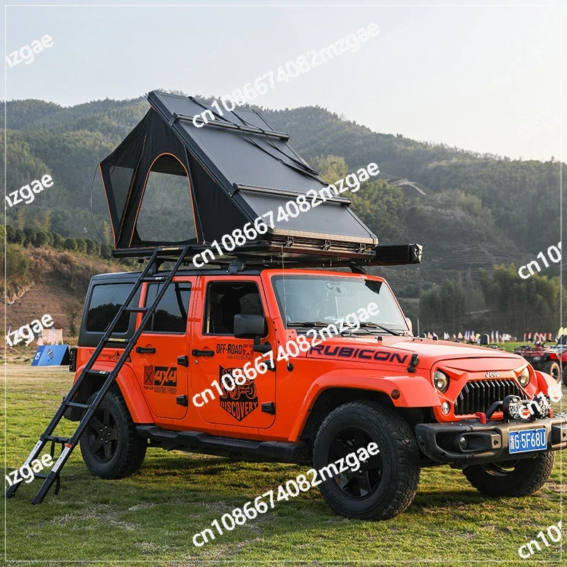 Hot Selling Cheap Traveling Waterproof Hard Shell Camp Outdoor Car Roof Top Tent with Aluminum Frame