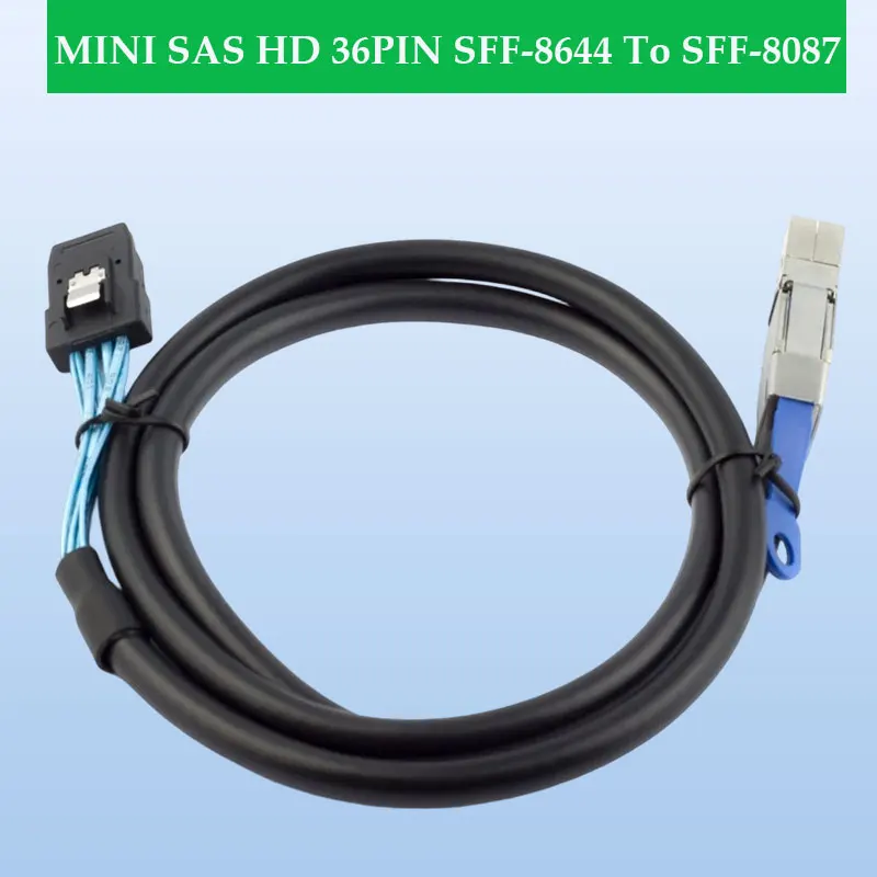 

ADT-Link MINI SAS HD 36PIN SFF-8644 в SFF-8087 Серверное внутреннее и внешнее преобразование Высокоскоростной удлинительный кабель Длина