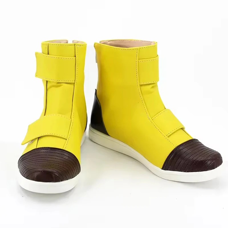 Trunks Cosplay Schoenen Gele Laarzen Halloween Kostuums Accessoire Op maat gemaakt