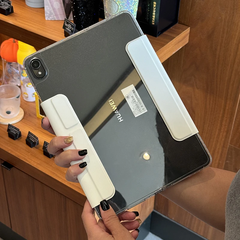 

Прочный магнитный складной акриловый прозрачный жесткий чехол для Huawei MatePad 11.5S 2026 SLG-W09 11.5 дюймов