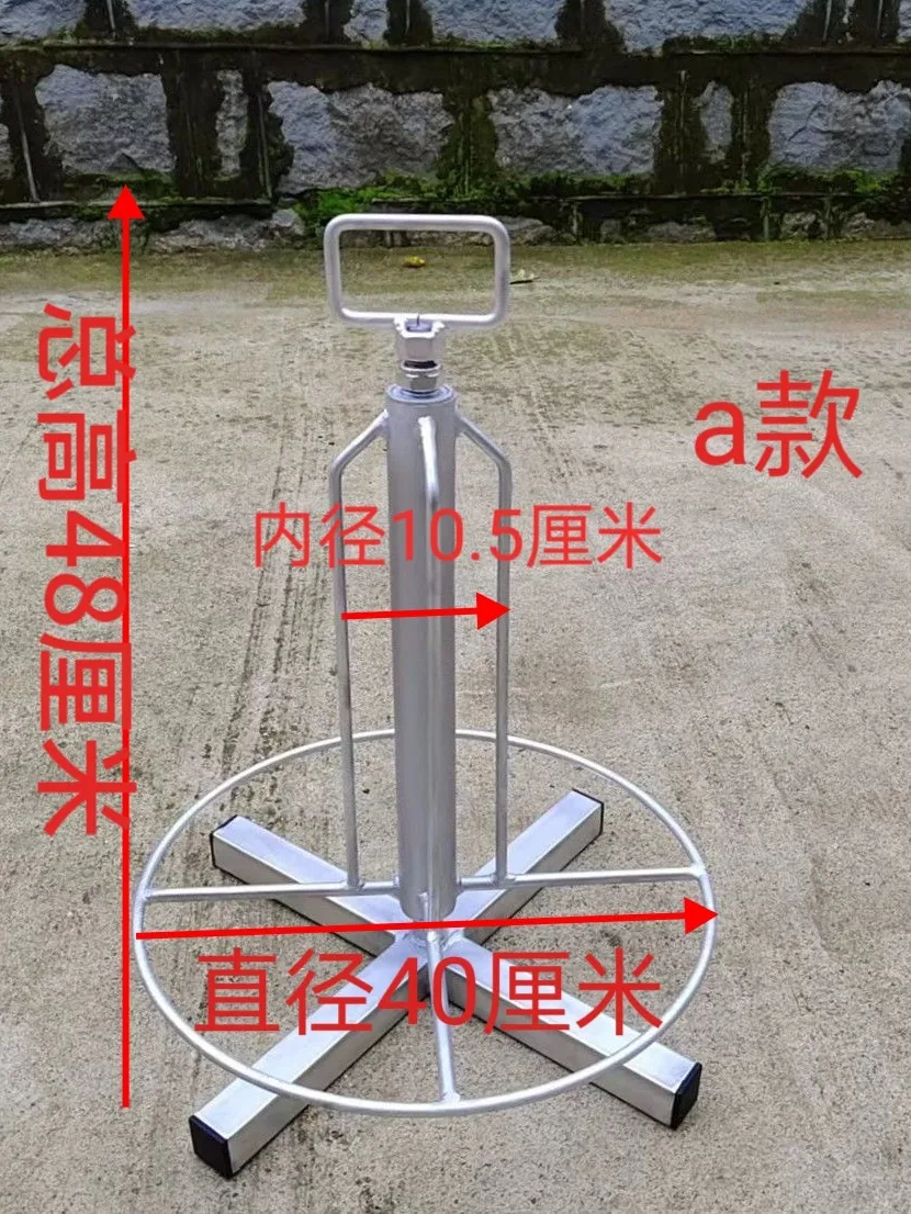 Electrician discharge device, put through the discharge artifact, simple bracket, put cable sub-tool