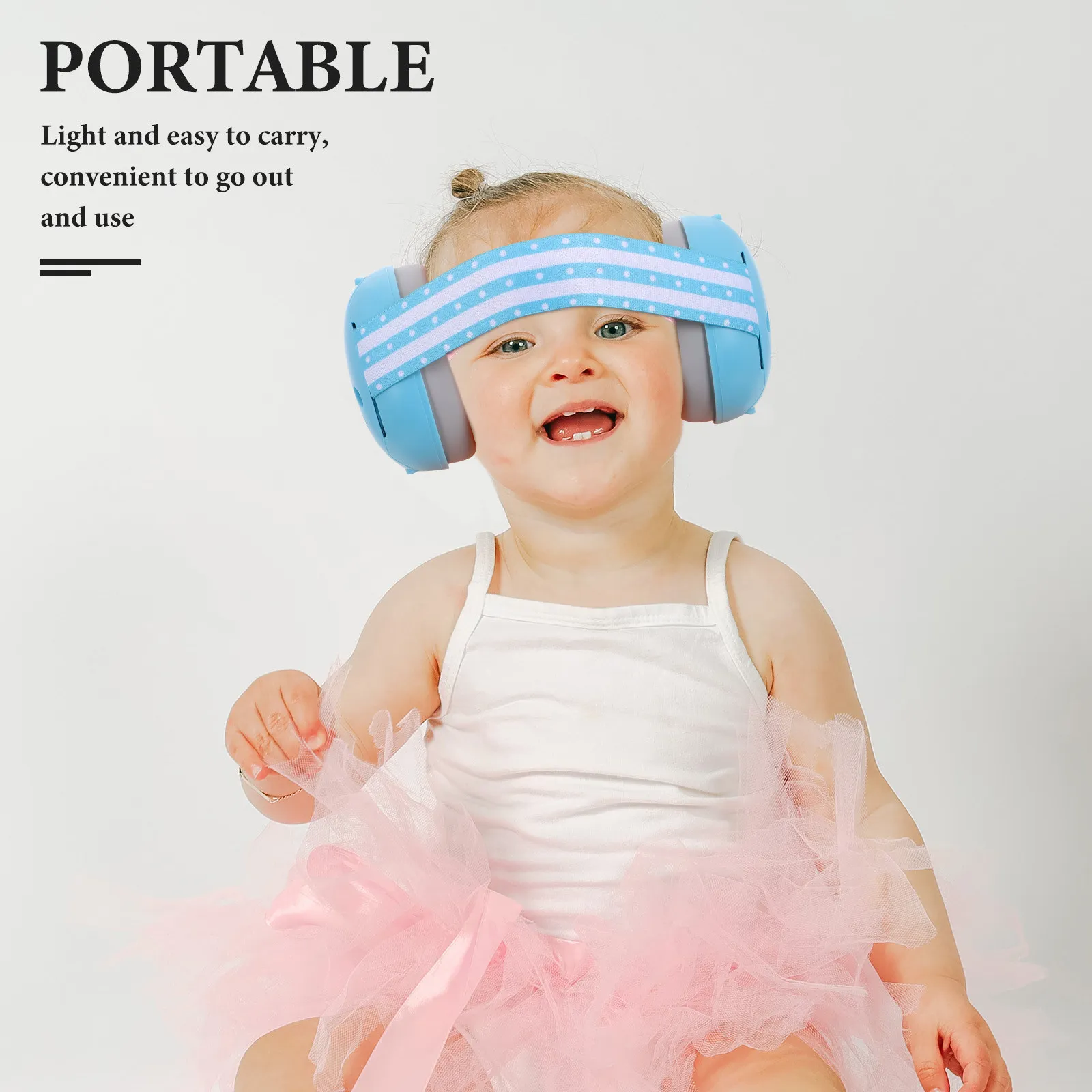 Toddler Ear Muffs Noise Protection Lightweight Portable Baby Ear Defenders for Airplane Travel Sleep Concerts Sound Isolation