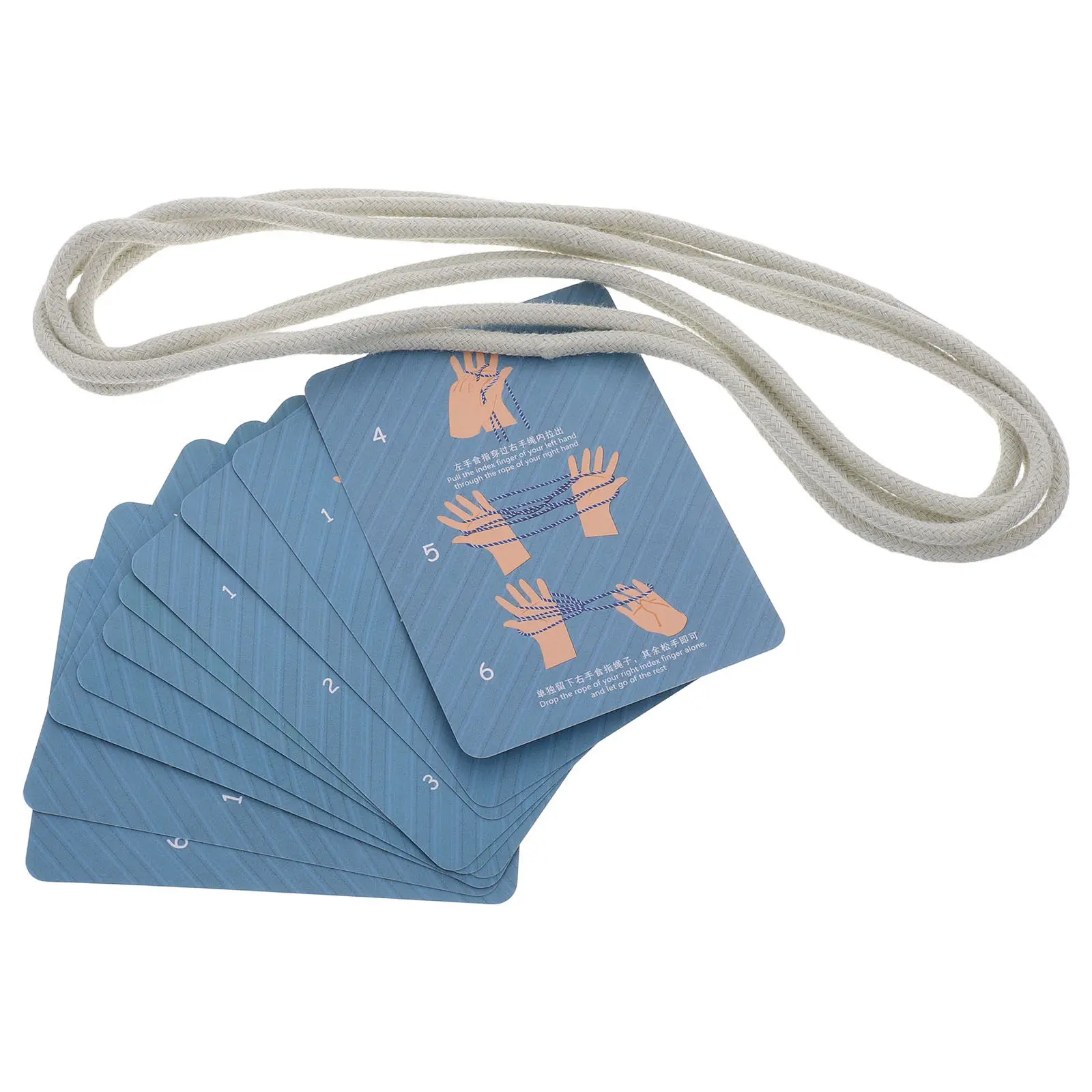 

2Pcs Cats Cradle Strings Creative Finger Rope for Kids Hand Game Portable String Play Cooperative Rope Game for Family Preschool
