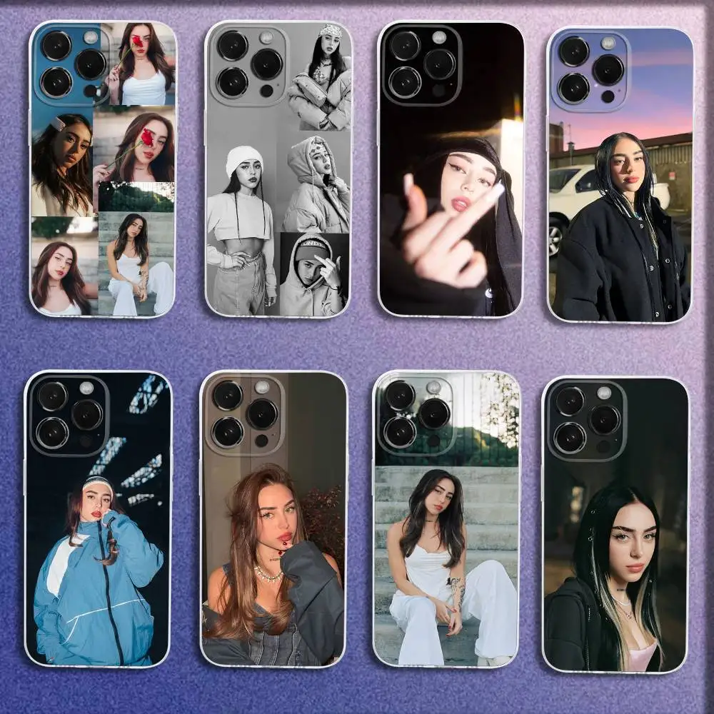 

Phone Case For iPhone 16,15,14,13,12,11 Plus,Pro,Max,XR,XS,Plus,E,Mini Transparent Rapper Singer Girl N-Nicki Nicole Cover