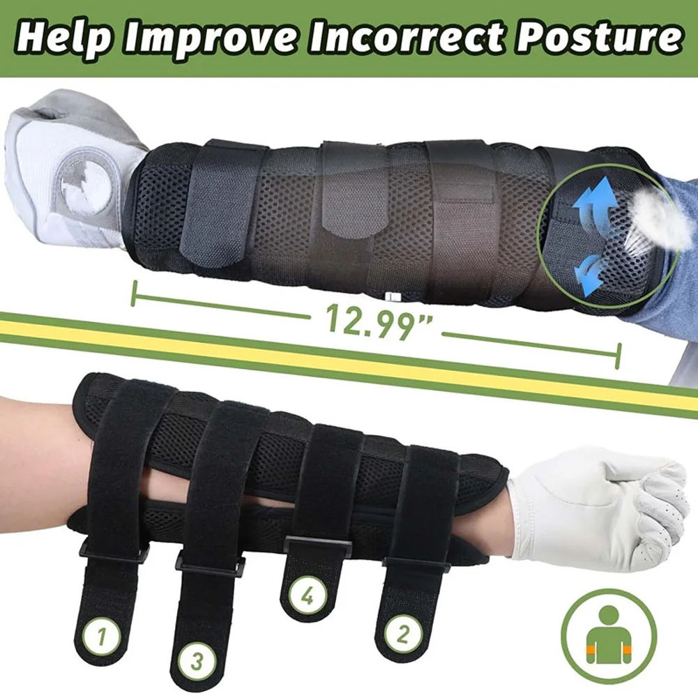 Golf  Brace, Stabilizer Brace Straight And Turn Arm Golf Swing Trainer Golf Swing Trainer, For Fixing  Women Men