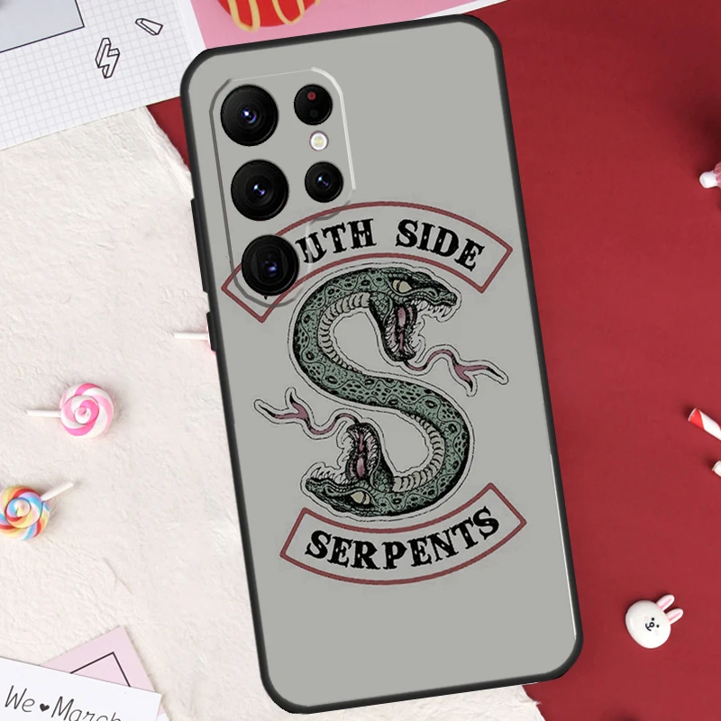 الجانب الجنوبي الثعابين ريفرديل حافظة لهاتف سامسونج جالاكسي S25 FE S23 FE S20 S21 S22 S24 S25 Ultra S9 S10 S25 Plus غطاء شل #2