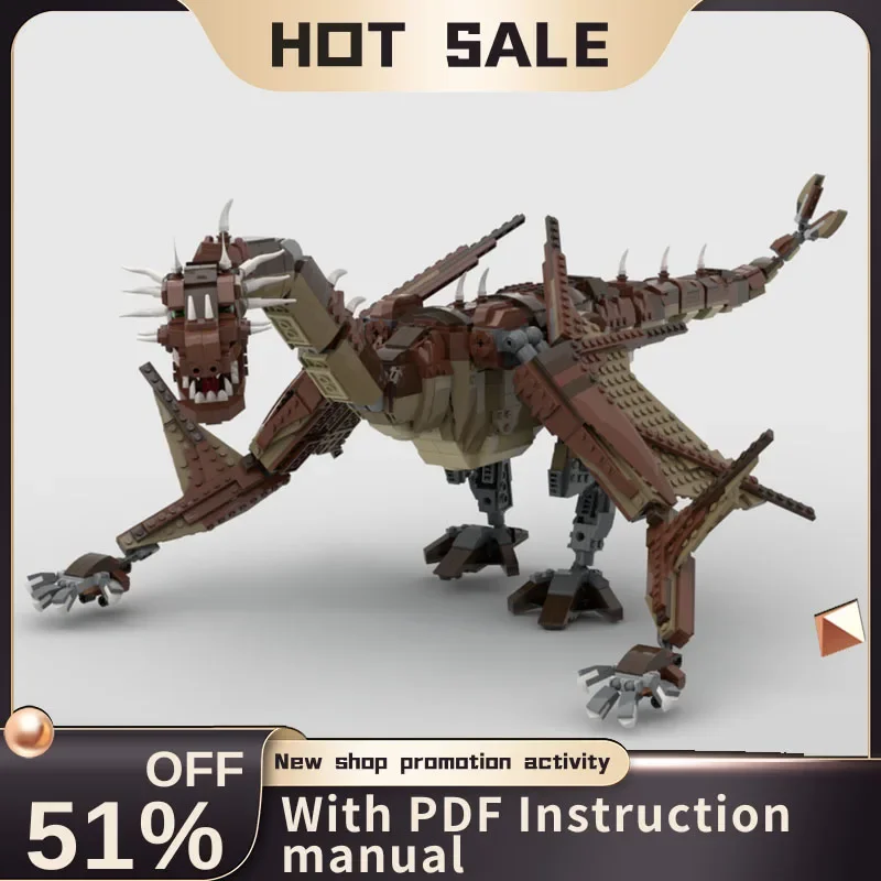 

New 1708Pcs Hot Selling Dragon Series Moc 75936 Modular Animal Model Custom Puzzle Diy Creative Ideas Kids Toys Birthday Gift