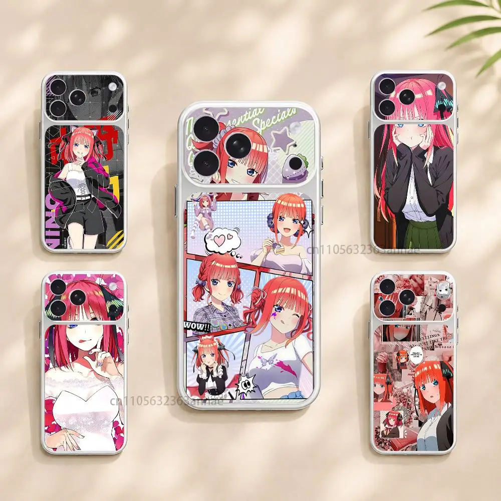 Anime Nakano Nino Protective Sticker for iPhone 17,18 Pro 17,18 ProMax Full Body Back Cover Decal Skin