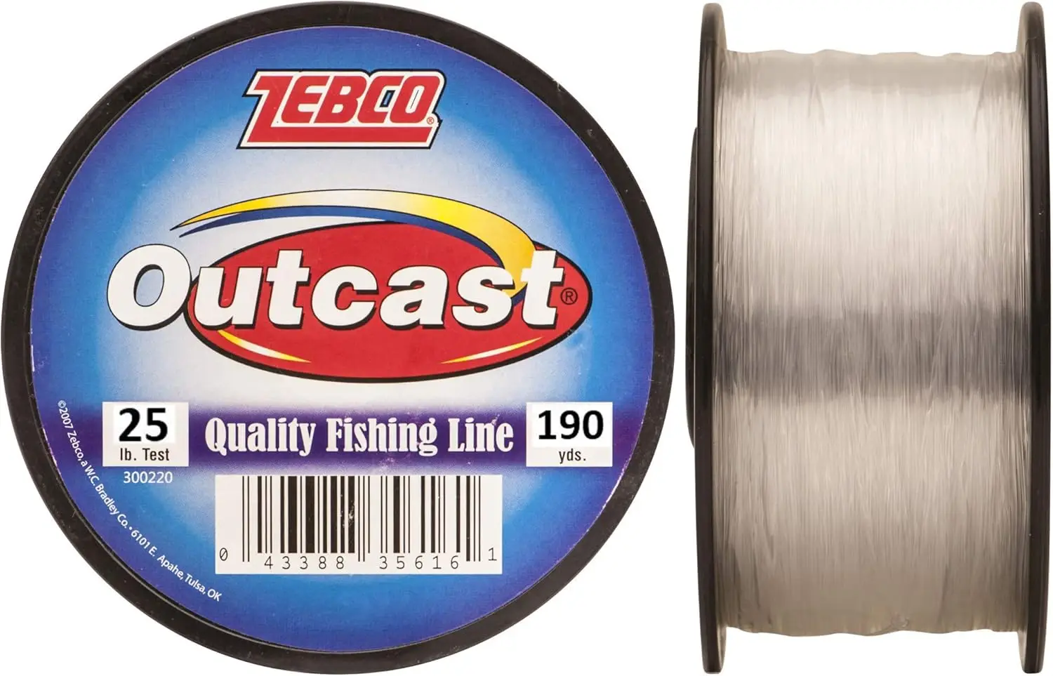 

Outcast Monofilament Fishing Line, Low Memory and Stretch, High Tensile Strength