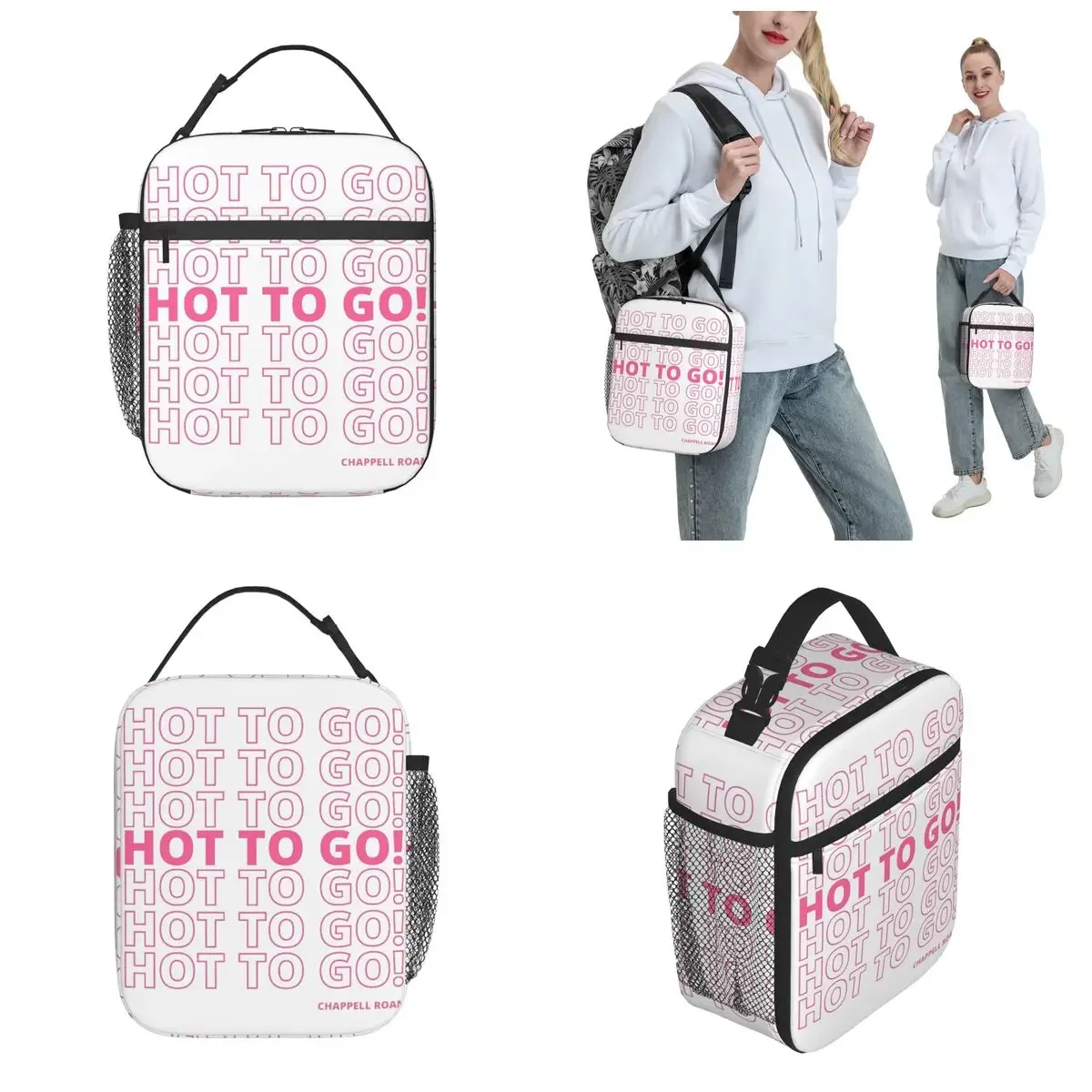 HOT TO GO Chappell Roan Insulated Lunch Bags Storage Food Box Portable Cooler Thermal Lunch Boxes For School Office